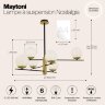 Потолочная люстра Maytoni MOD048PL-06G