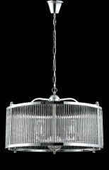 Подвесная люстра Crystal Lux TADEO SP6 D600 CHROME/TRANSPARENTE