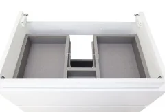 Комплект тумба Azario Velluto 70 700х450х660 подвесная, с раковиной Slim 70, белый матовый (CS000886