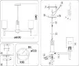 Потолочная люстра Ambrella LH56251