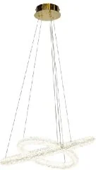 Подвесная люстра AM Group OVALE GD D600+400