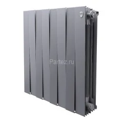 Биметаллический радиатор Royal Thermo PianoForte  500/100-8 (Silver Satin)