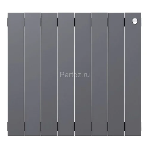 Биметаллический радиатор Royal Thermo PianoForte  500/100-8 (Silver Satin)