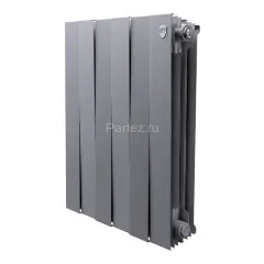 Биметаллический радиатор Royal Thermo PianoForte  500/100-6 (Silver Satin)