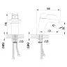 Смеситель Lemark Unit LM4546C для раковины с каскадным изливом