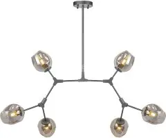 Потолочная люстра AM Group LOFT-6 BK