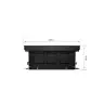 Конвектор внутрипольный Royal Thermo ATRIUM-90/200/2400-DG-U-DB
