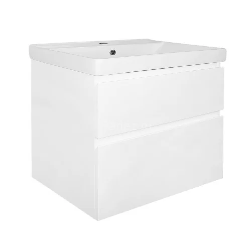 Комплект тумба Azario Мила 60 600х670х475 подвесная, с раковиной Tempo 60 (CS00091362)