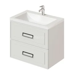 Комплект тумба Итана Pino 75 (744х474х640) подвесная, с раковиной Alisa 75, керамик (CS00090017)