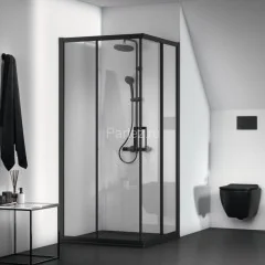 Душевой поддон Ideal Standard ULTRAFLAT NEW 900x900x25 ультратонкий, акриловый квадратный, черный (T4467V3)