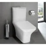 Унитаз-компакт Azario FRETTA Square N 340х650х770 напольный, безободковый, c быстросъемным сиденьем 