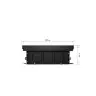 Конвектор внутрипольный Royal Thermo ATRIUM-75/200/2600-DG-U-NA