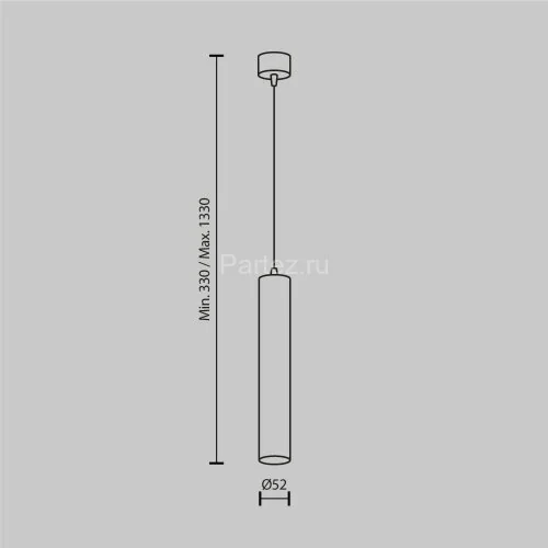 Подвесной светильник Maytoni P072PL-L12W3K-BS
