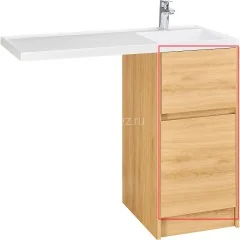 Фасад для тумбы Aquaton Лондри 40 Дуб Сантана (1A274901LH0C0)