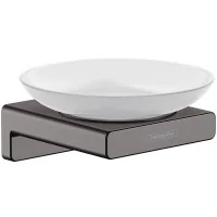 Мыльница Hansgrohe AddStoris, Шлифованный черный хром (41746340)