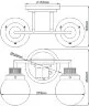 Бра Hinkley QN-POPPY2-PC-BATH