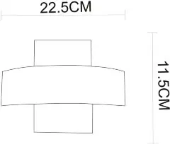 Настенный светильник Arte Lamp A1444AP-1WH