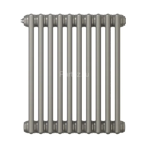 Радиатор трубчатый Zehnder Charleston Retrofit 3057, 10 сек.1/2 бок.подк. 0325 TL (кроншт.в компл)