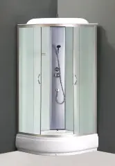 Душевая кабина LORANTO CS-6610-25 F 100х100х215 матовое стекло 4 мм, поддон 25 см