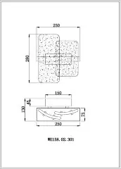 Настенный светильник Wertmark WE158.02.301