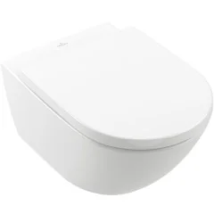 Унитаз подвесной Villeroy&amp;Boch Subway 3.0 с сиденьем микролифт, белый (4670TS01)