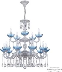 Подвесная люстра Bohemia AL78101/10+5/250/2D A WMN P Aquamarine/M-1H