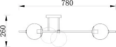 Потолочная люстра Freya FR5205PL-06BS