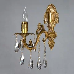 Бра Ambiente 2118/1 PB Leaf crystal
