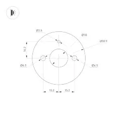 Настенный светильник Arlight 036930