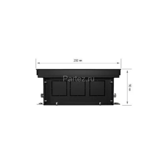 Конвектор внутрипольный Royal Thermo ATRIUM-90/200/2000-DG-U-DB