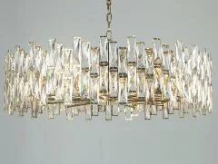 Подвесная люстра Newport 10123+9/C gold