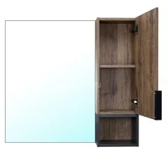 Зеркало-шкаф Azario Gris 90 880х160х800 цвет Дуб Веллингтон (CS00080416)