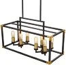 Подвесная люстра Lumina Deco LDP 1140-8 BK+MD