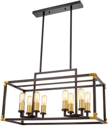 Подвесная люстра Lumina Deco LDP 1140-8 BK+MD