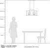 Подвесная люстра Lumina Deco LDP 1140-8 BK+MD