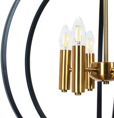 Подвесная люстра Arte Lamp A7013SP-6BK