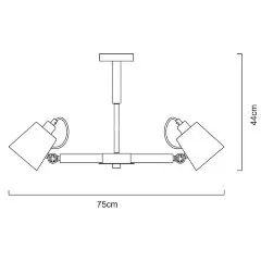 Потолочная люстра Arte Lamp A7141PL-5WH