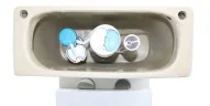 Унитаз-моноблок Azario Scala 360х690х790 безободковый, слив "Торнадо", с быстросъемным сиденьем микр