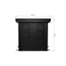 Конвектор внутрипольный Royal Thermo ATRIUM-190/200/2000-DG-U-DB