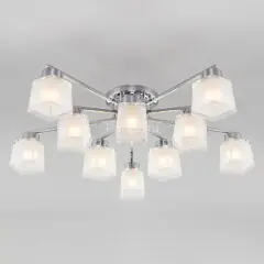 Потолочная люстра Eurosvet 30162 хром