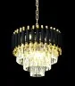 Подвесная люстра Lumina Deco LDP 6003-400 BK+F.GD