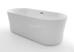 Ванна акриловая AZARIO KENSTON 1700х800х600 свободностоящая, в комплекте с сифоном и металлической р