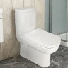 Унитаз-компакт Kale BASICS напольный, безободковый, в комплекте с бачком, сиденьем микролифт и армат