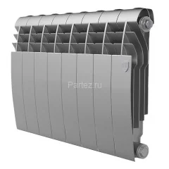 Биметаллический радиатор Royal Thermo BiLiner Silver Satin 350/87-10