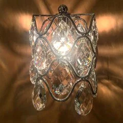Бра Illuminati MB103910-1A chrome/clear