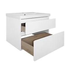 Комплект тумба Azario Мила 70 700х670х475 подвесная, с раковиной Tempo 70 (CS00092799)