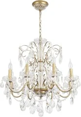 Подвесная люстра Crystal Lux ODELIS SP8 GOLD