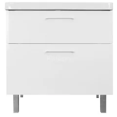 Комплект тумба Azario Ника 80 Н 800х470х850 напольная, с раковиной Monte 80 (CS00082789)