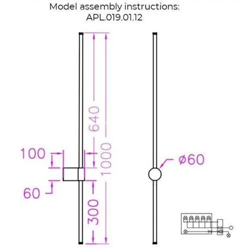 Бра Aployt APL.019.01.12
