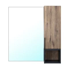 Зеркало-шкаф Azario Gris 75 730х160х800 цвет Дуб Веллингтон (CS00080419)